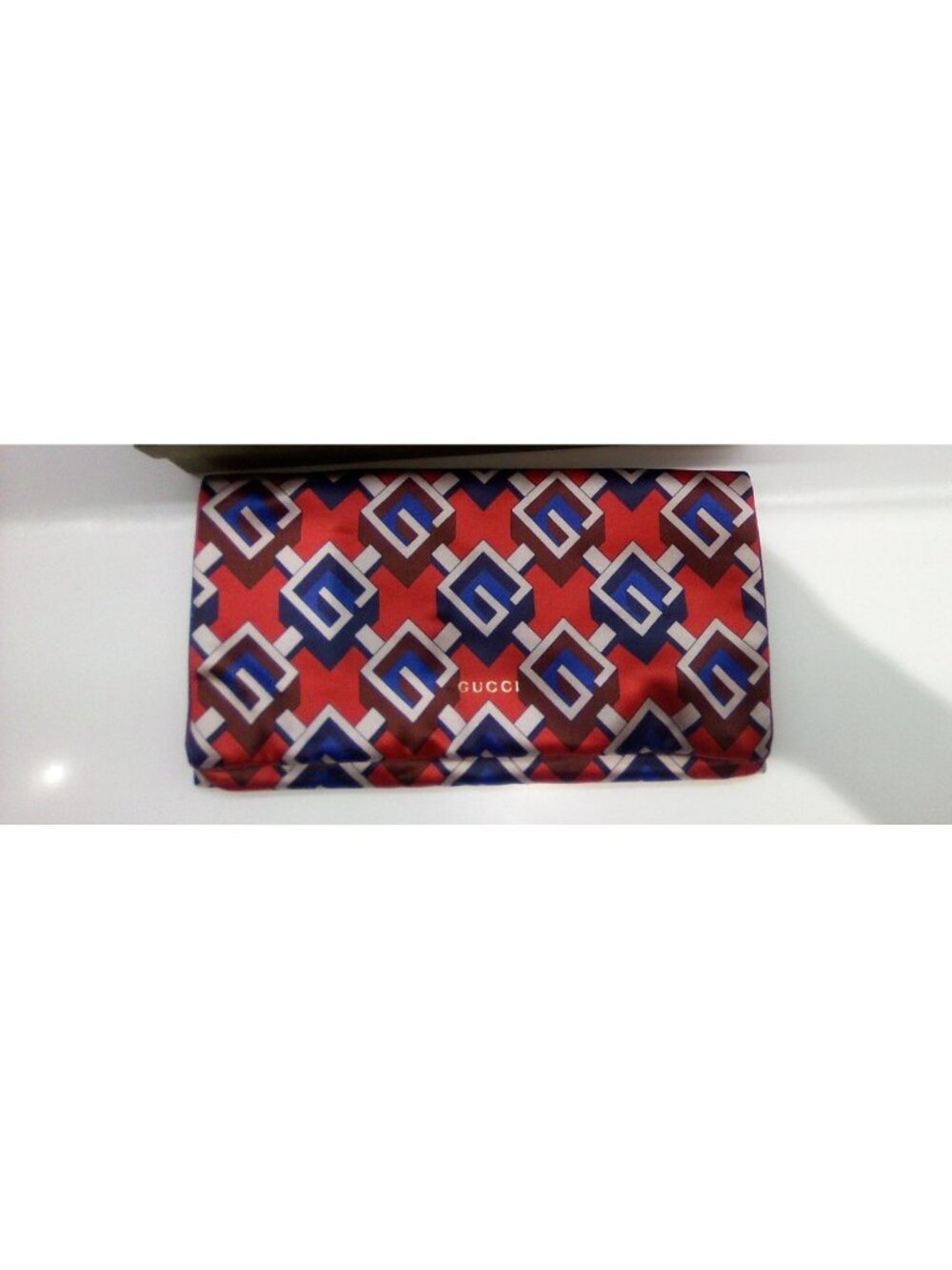 GUCCI Travel accessories geometric G print pouch OS
